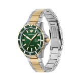 Emporio Armani Diver Chronograph Green Dial Men's Watch | AR80063