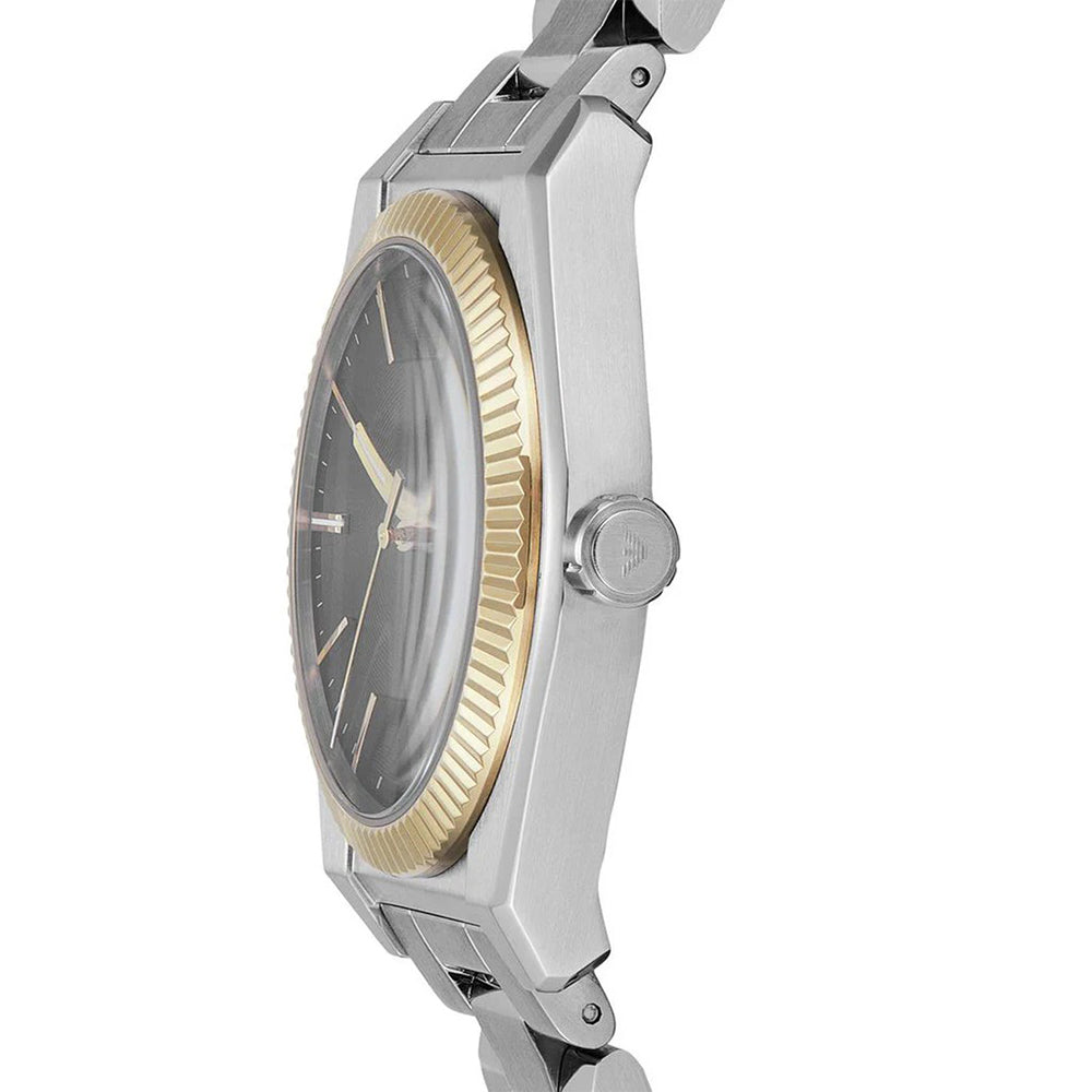 Emporio Armani Three-Hand Date Black Dial Men's Watch | AR80077