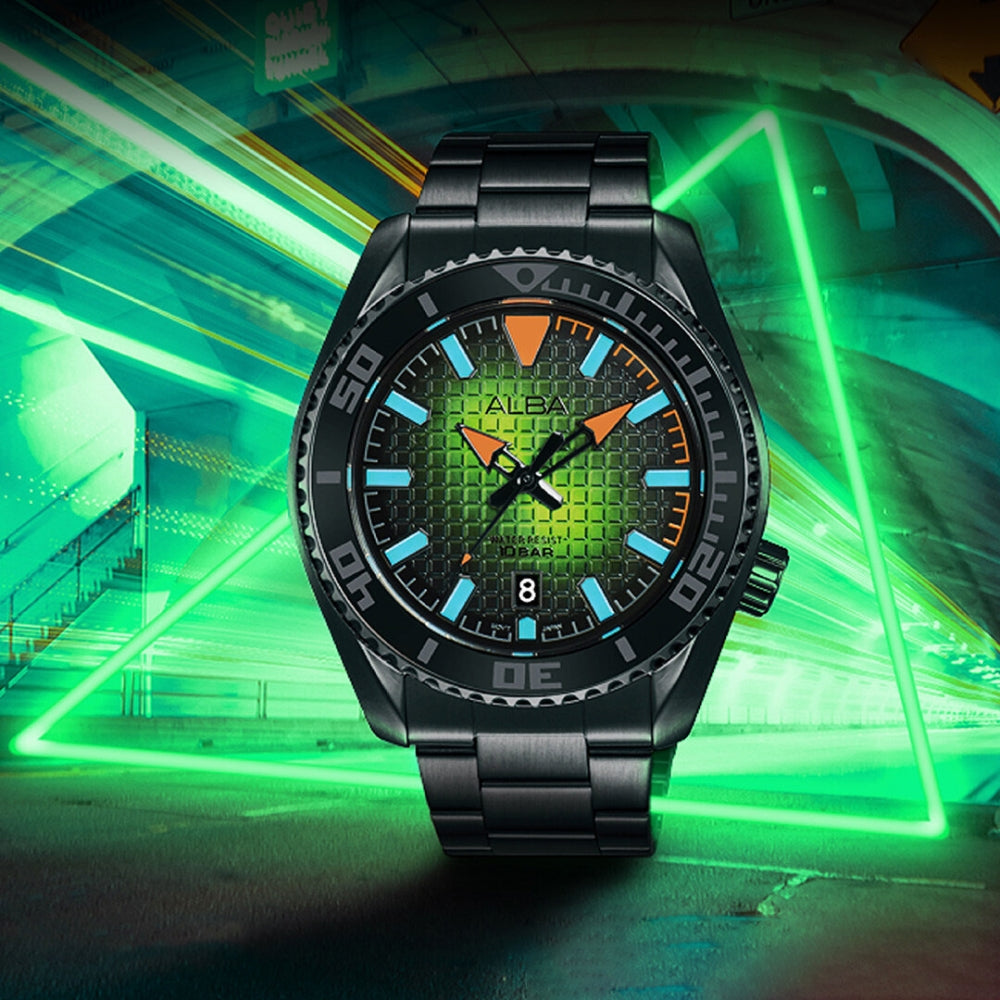 ALBA TOKYO NEON DIAL MEN'S WATCH | AS9N93X
