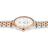 Alba Quartz 29mm Two-Tone White Marble Dial Ladies Watch| AH7BR6