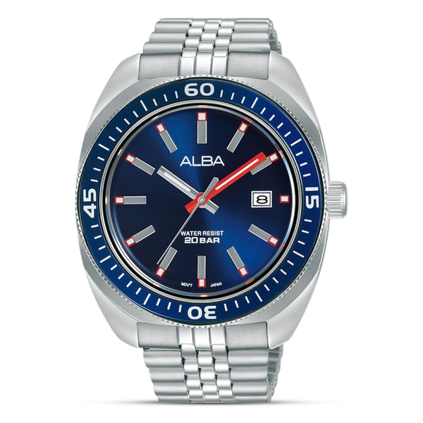 Alba Analog Blue Dial Men's Watch | AS9T79X