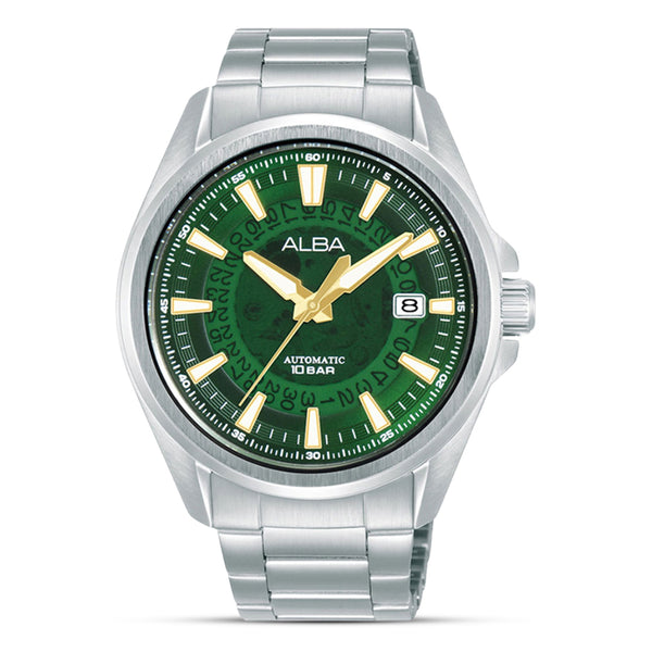 Alba Automatic Green Translucent Layered Dial Men's Watch| AU4027