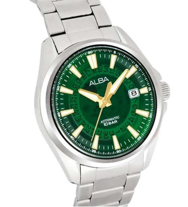 Alba Automatic Green Translucent Layered Dial Men's Watch| AU4027