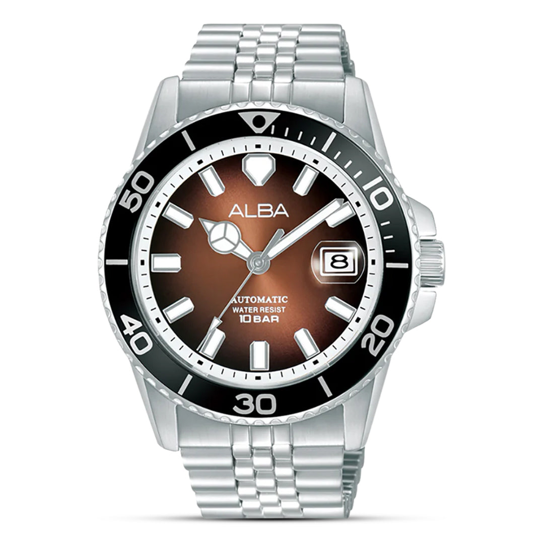 Alba Automatic Brown Gradation Dial Men's Watch | AU4057X