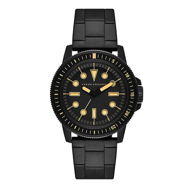 Armani Exchange Leonardo Black Dial Men's Watch | AX1855