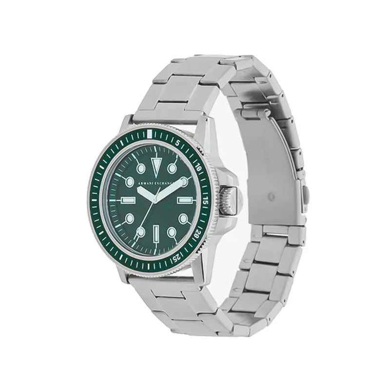 Armani Exchange Leonardo Green Dial Men's Watch | AX1860