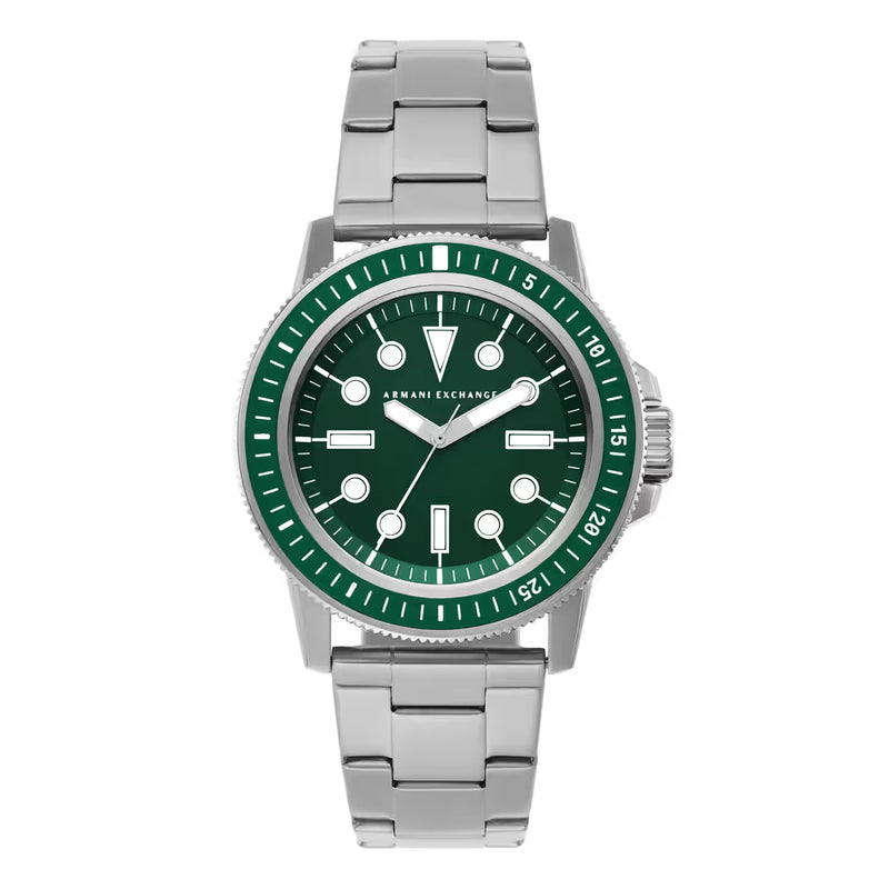 Armani Exchange Leonardo Green Dial Men's Watch | AX1860