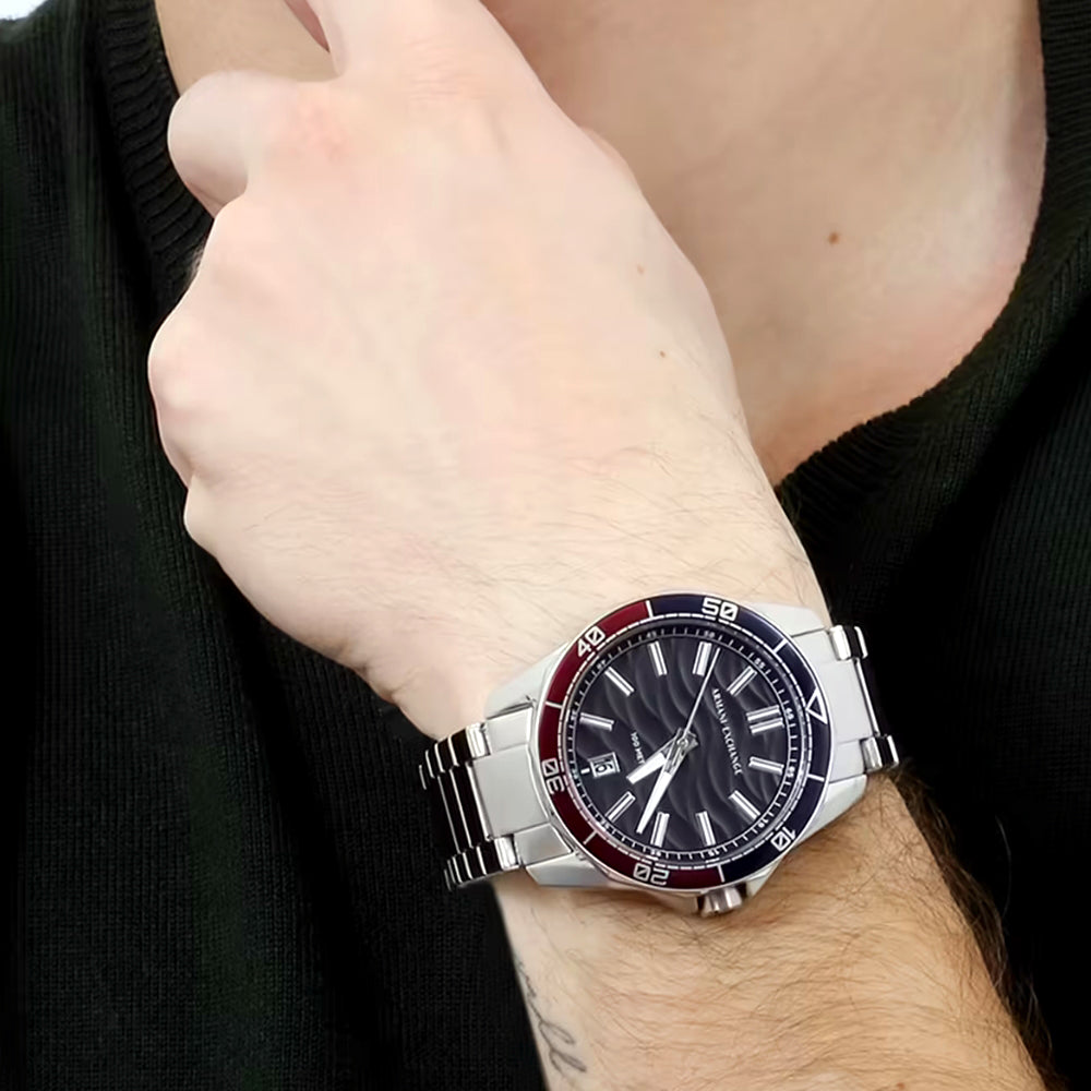 Armani Exchange Spencer Round Black Men Watch AX1955