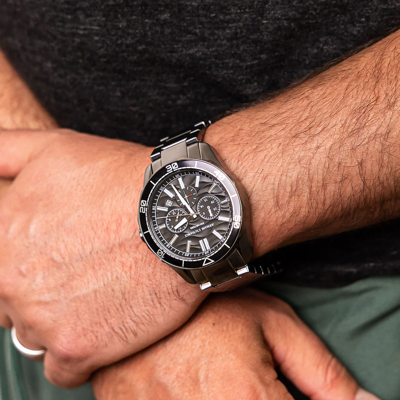Armani Exchange Spencer Gunmetal Black Dial Men's Watch | AX1959