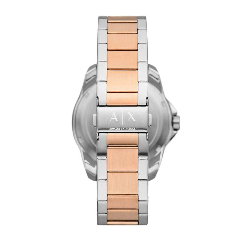 Armani Exchange Spencer Two Tone Blue Dial Men's Watch | AX1965