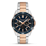 Armani Exchange Spencer Two Tone Blue Dial Men's Watch | AX1965