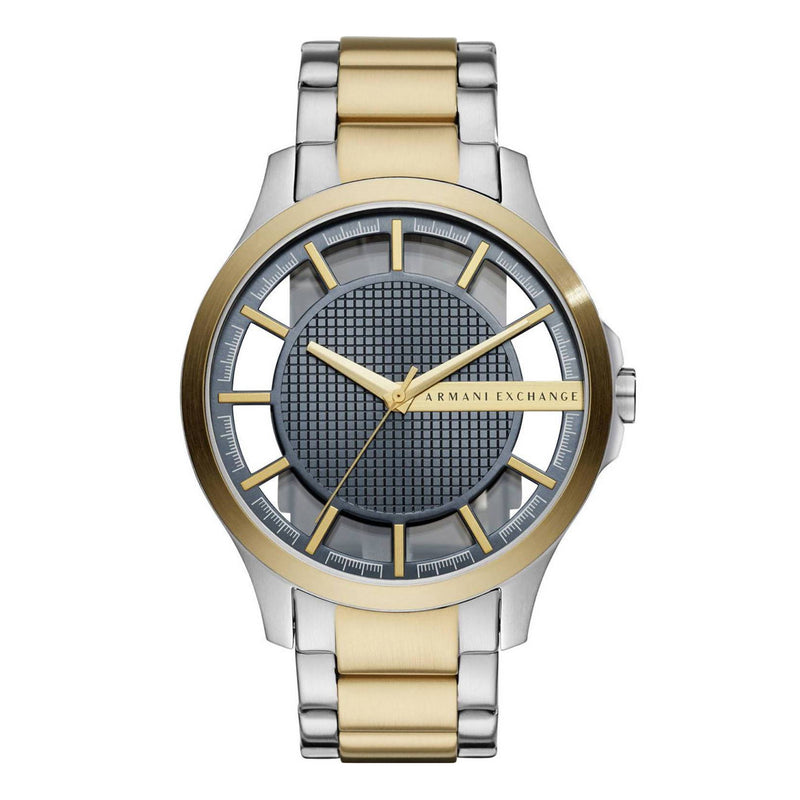 Armani Exchange Hampton Two Tone Grey Dial Men's Watch | AX2403