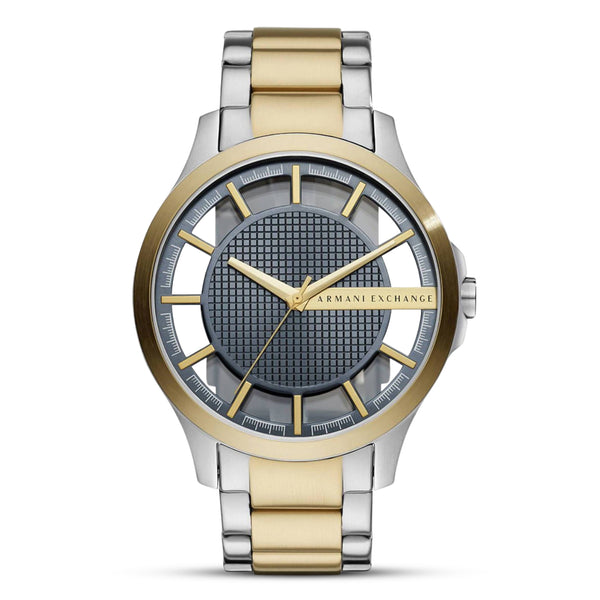 Armani Exchange Hampton Two Tone Grey Dial Men's Watch | AX2403