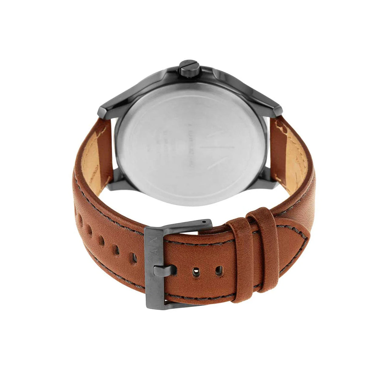 Armani Exchange Hampton Grey Dial Leather Band Men's Watch | AX2414