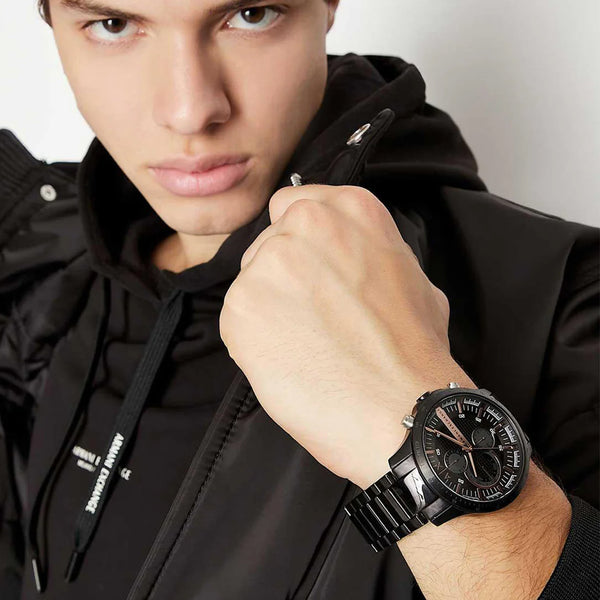 Armani Exchange Chronograph Black Dial Men's Watch | AX2429