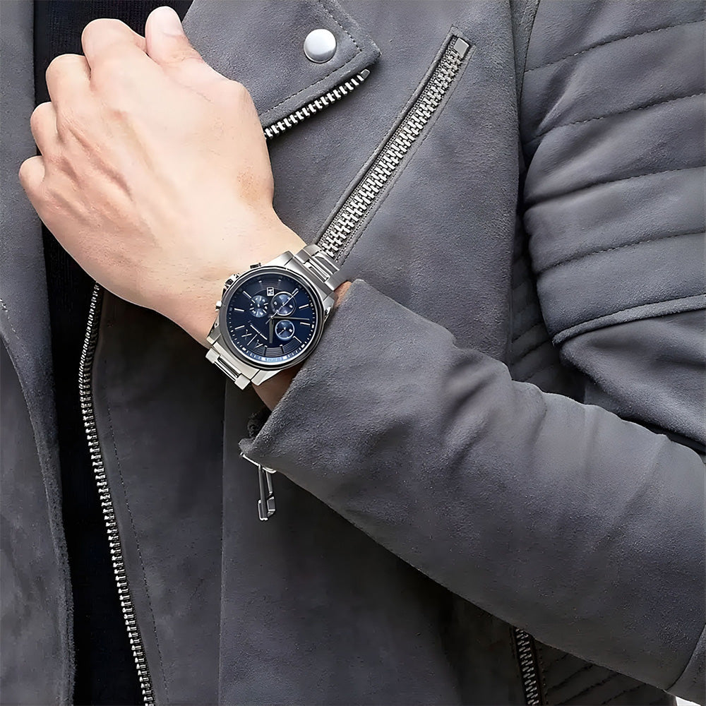 Armani Exchange Outerbanks Blue Chronograph Men's Watch AX2509