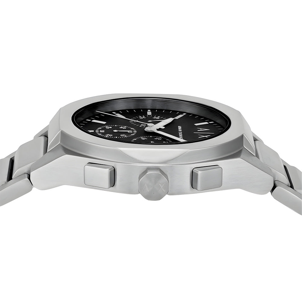 Armani Exchange Rafael Black Chronograph Black Dial Men's Watch 
