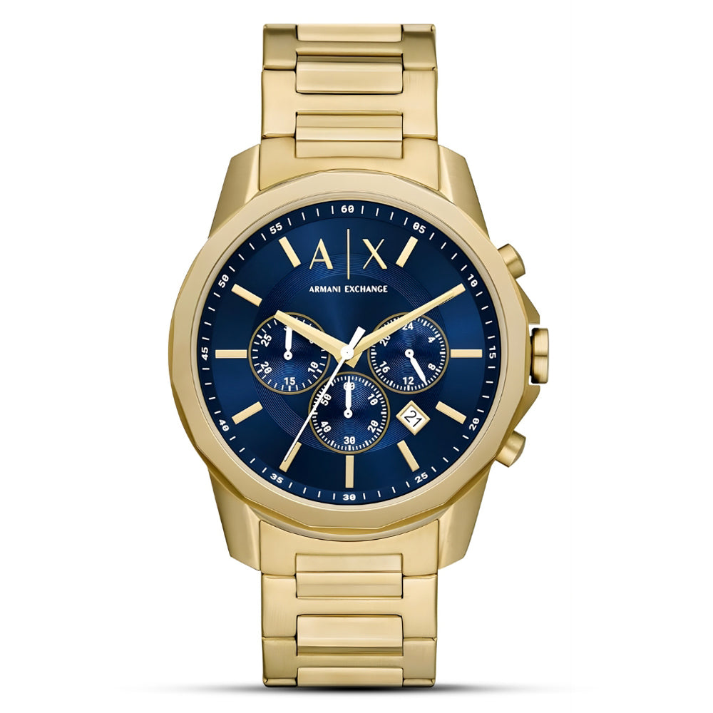 Armani Exchange Chronograph Gold Tone Men Watch AX7151