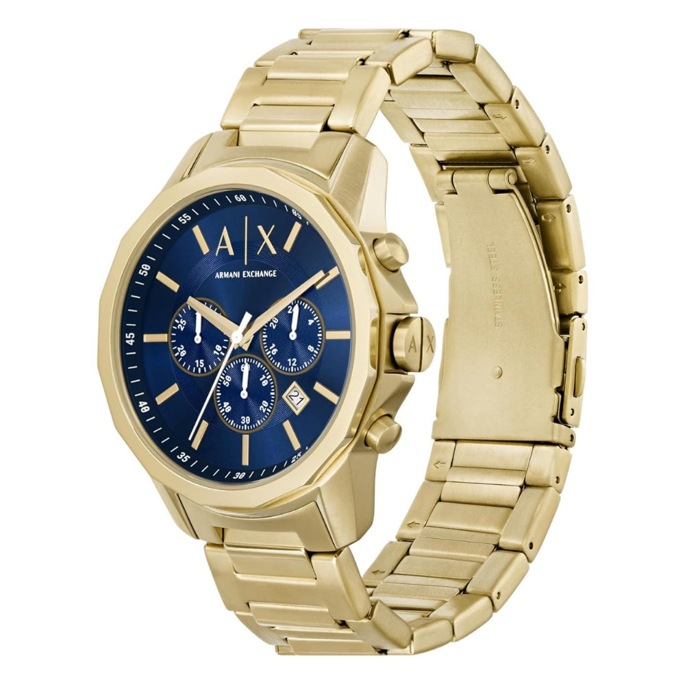 Armani Exchange Chronograph Gold Tone Men Watch AX7151