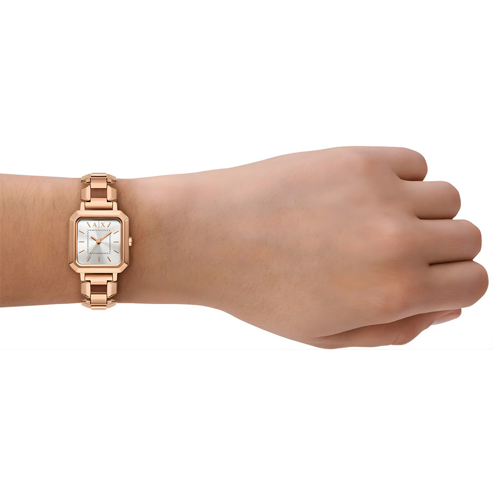 Armani Exchange Rose Gold Tone Ladies Watch AX7167