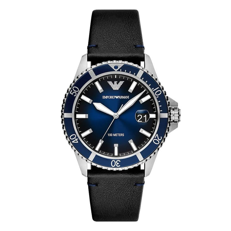 Emporio Armani Sea Diver Blue Dial Men's Watch | AR11516