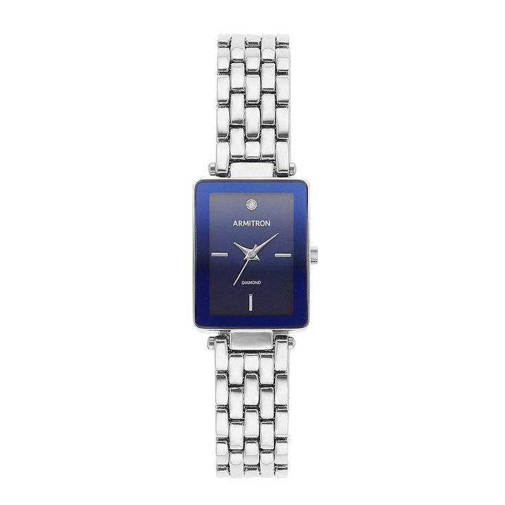 Armitron Blue Crystal Dial Bracelet Women's Watch| 75/5769BLSV