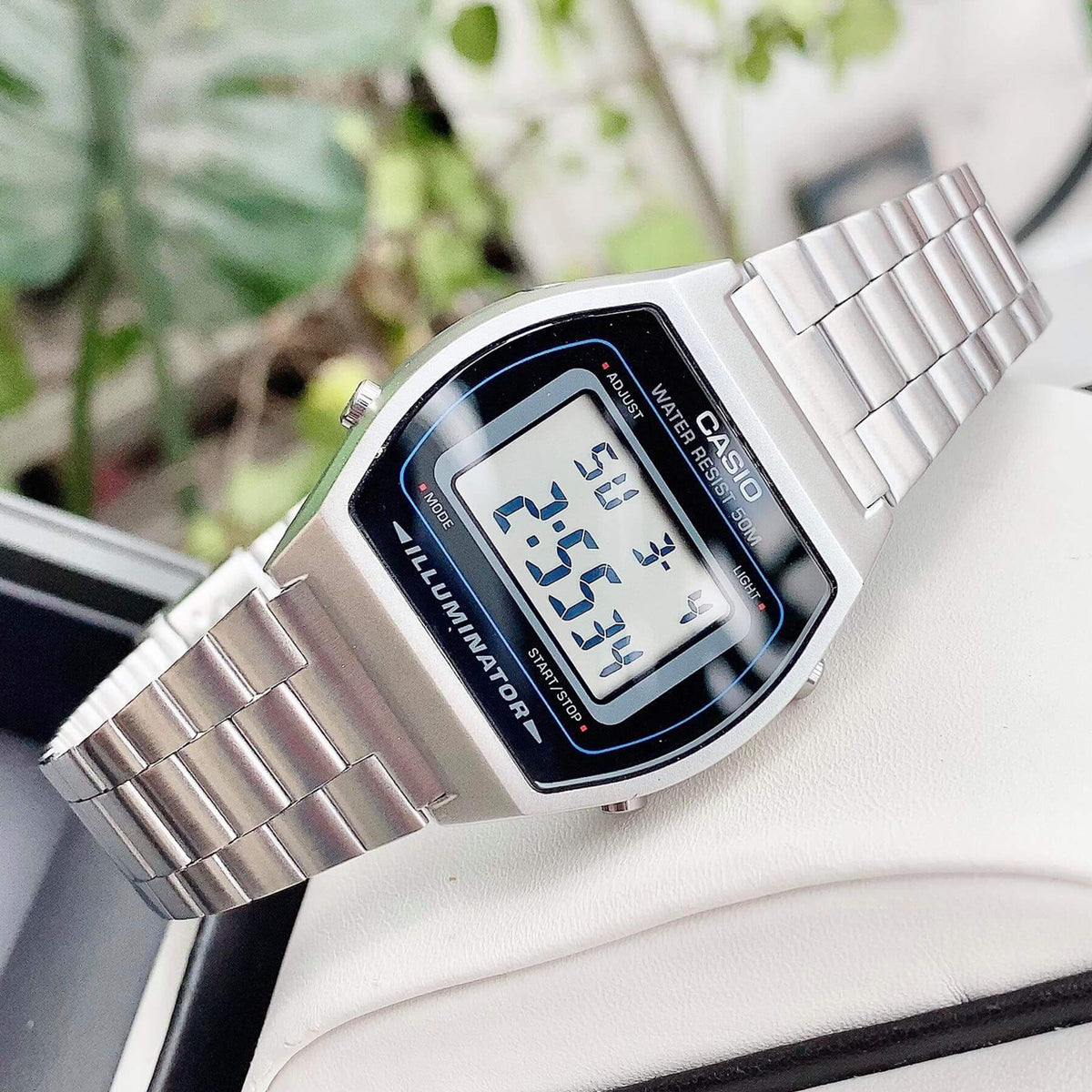 CASIO VINTAGE DIGITAL DIAL STAINLESS STEEL UNISEX WATCH B640WD 1AVDF