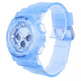 Casio Baby-G Transparent Blue Resin Strap Ladies Watch BA-130CV-2A