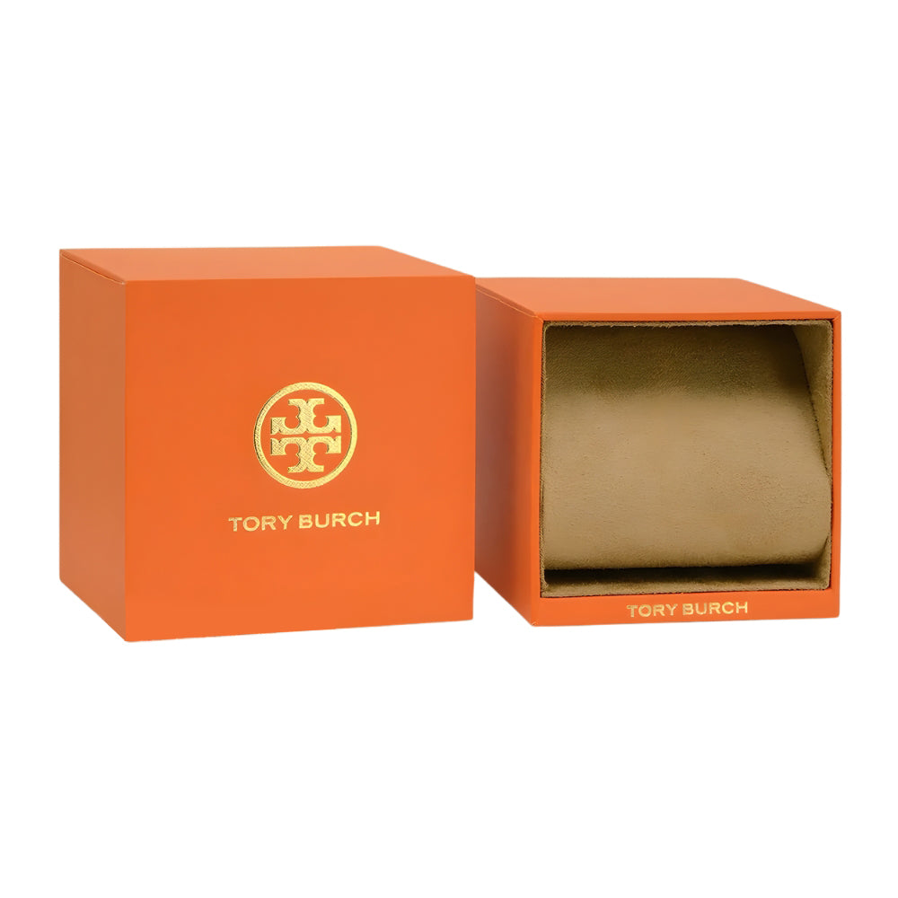 Tory Burch Collins Petite Two Tone White Dial Ladies Watch TBW1306