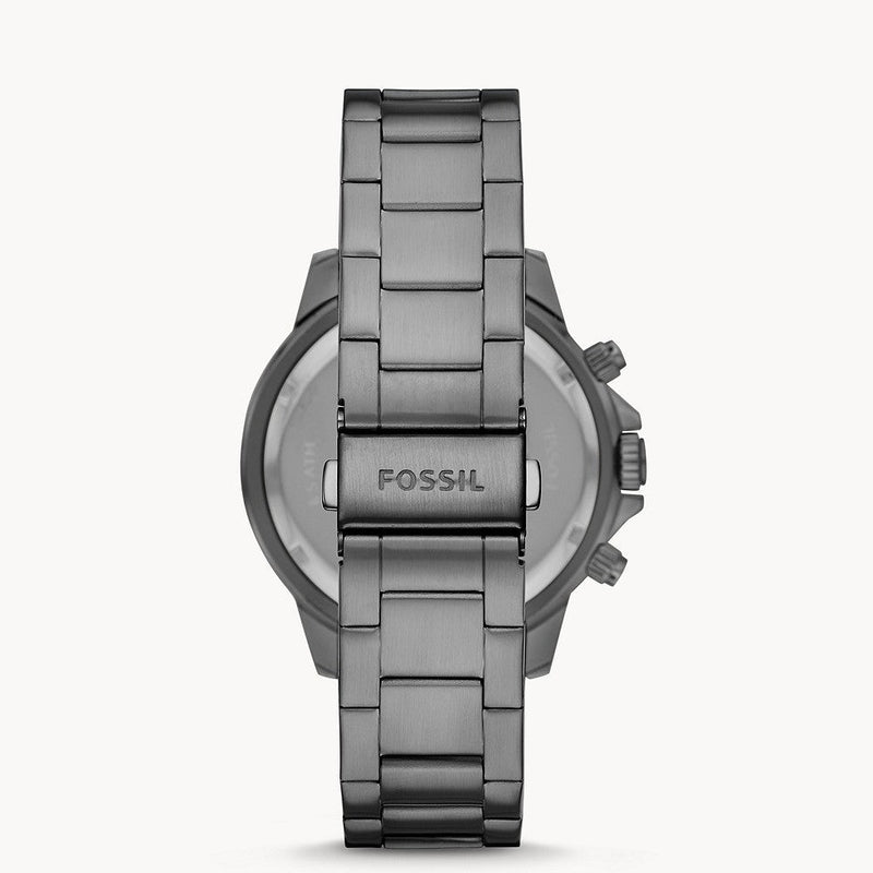 Fossil Retro Digital Smoke Stainless Steel Men's Watch| BQ2491