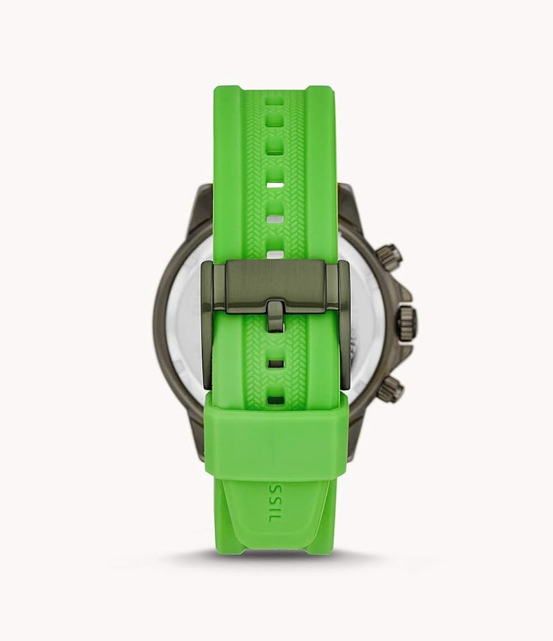 Fossil Bannon Multifunction Green Silicon Strap Watch | BQ2501