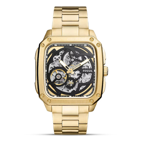 Fossil inscription Automatic Skeleton Dial Men's Watch | BQ2573