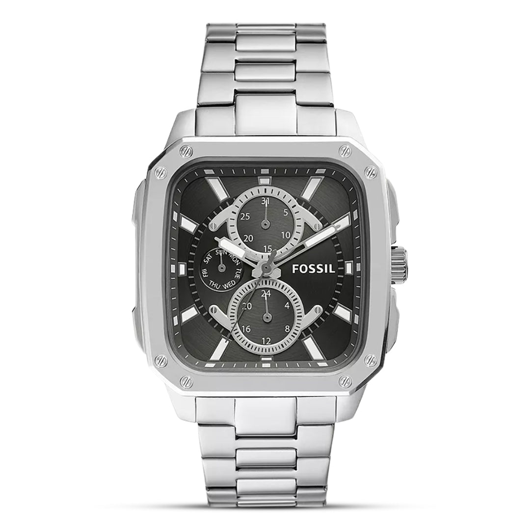 Multifunction Stainless Fossil Atm Stainless Steel Fossil