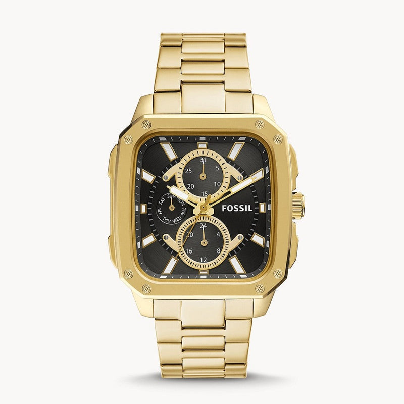 Fossil Multifunction Gold-Tone Stainless Steel Watch BQ2656