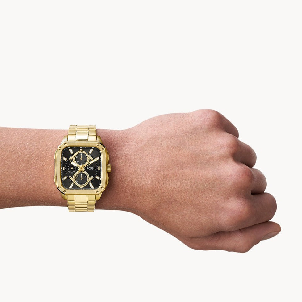 Fossil Multifunction Gold-Tone Stainless Steel Men's Watch| BQ2656