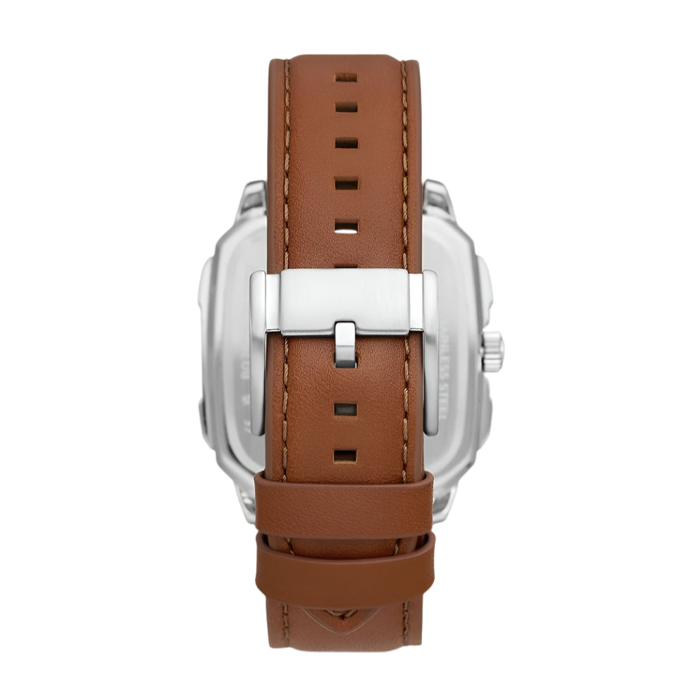 Fossil Multifunction Brown Leather Men's Watch| BQ2658