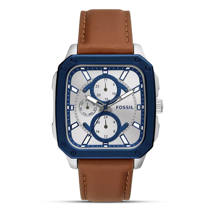 Fossil Multifunction Brown Leather Men's Watch| BQ2658