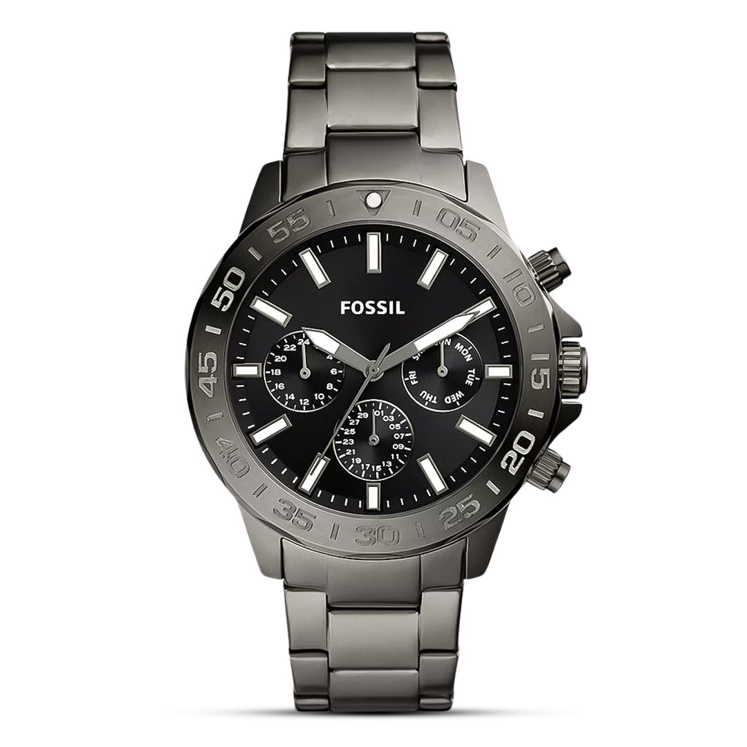 Fossil Bannon Multifunction Gunmetal Black Dial Men's Watch | BQ2705