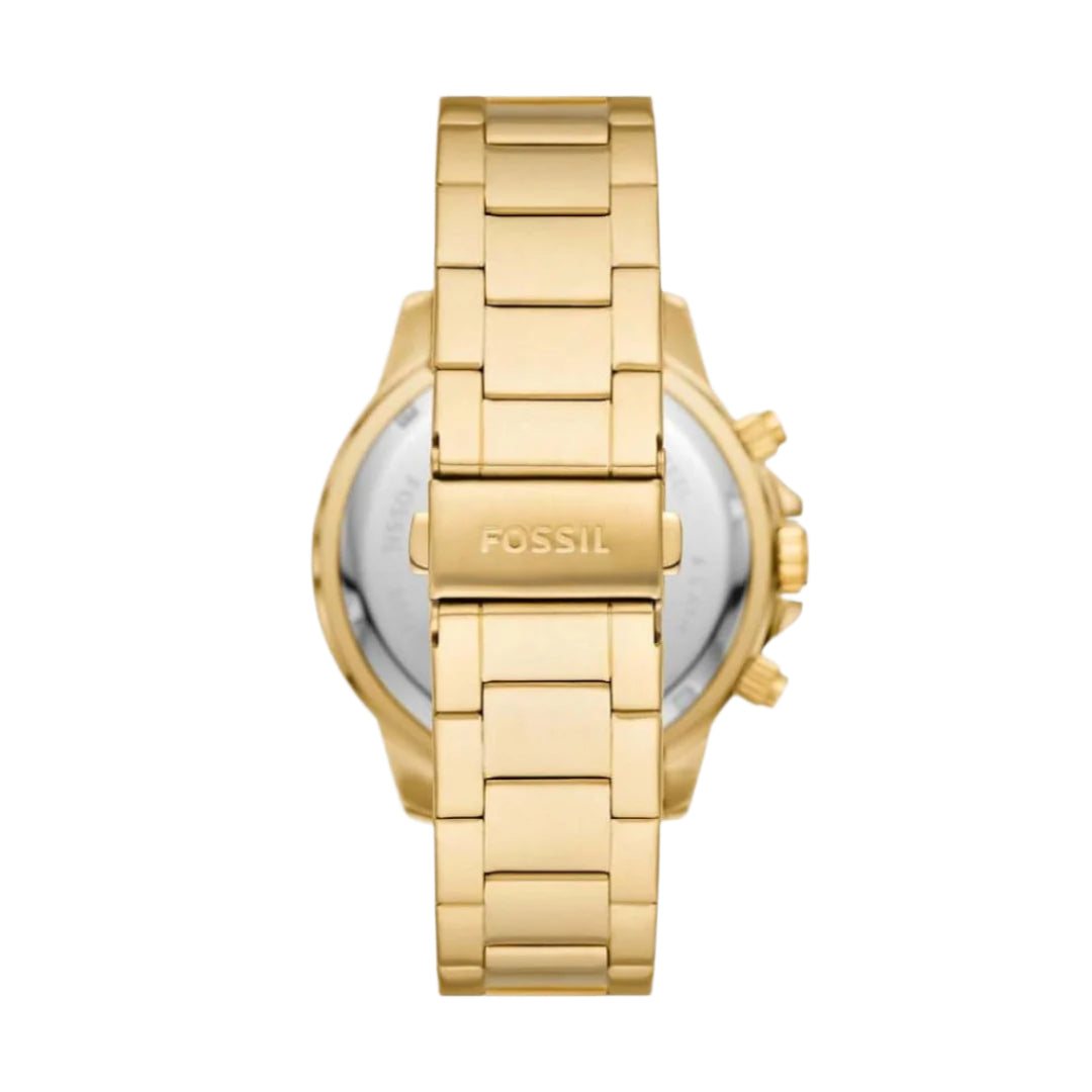 Fossil Bannon Multifunction Gold Tone Dark Blue Dial Watch| BQ2706