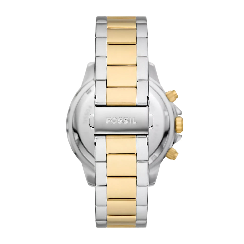Fossil Bannon Multifunction Two-Tone Silver Dial Men's Watch | BQ2707