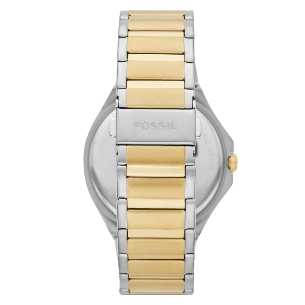 Fossil Multifunction Two Tone Black Dial Men's Watch | BQ2752 