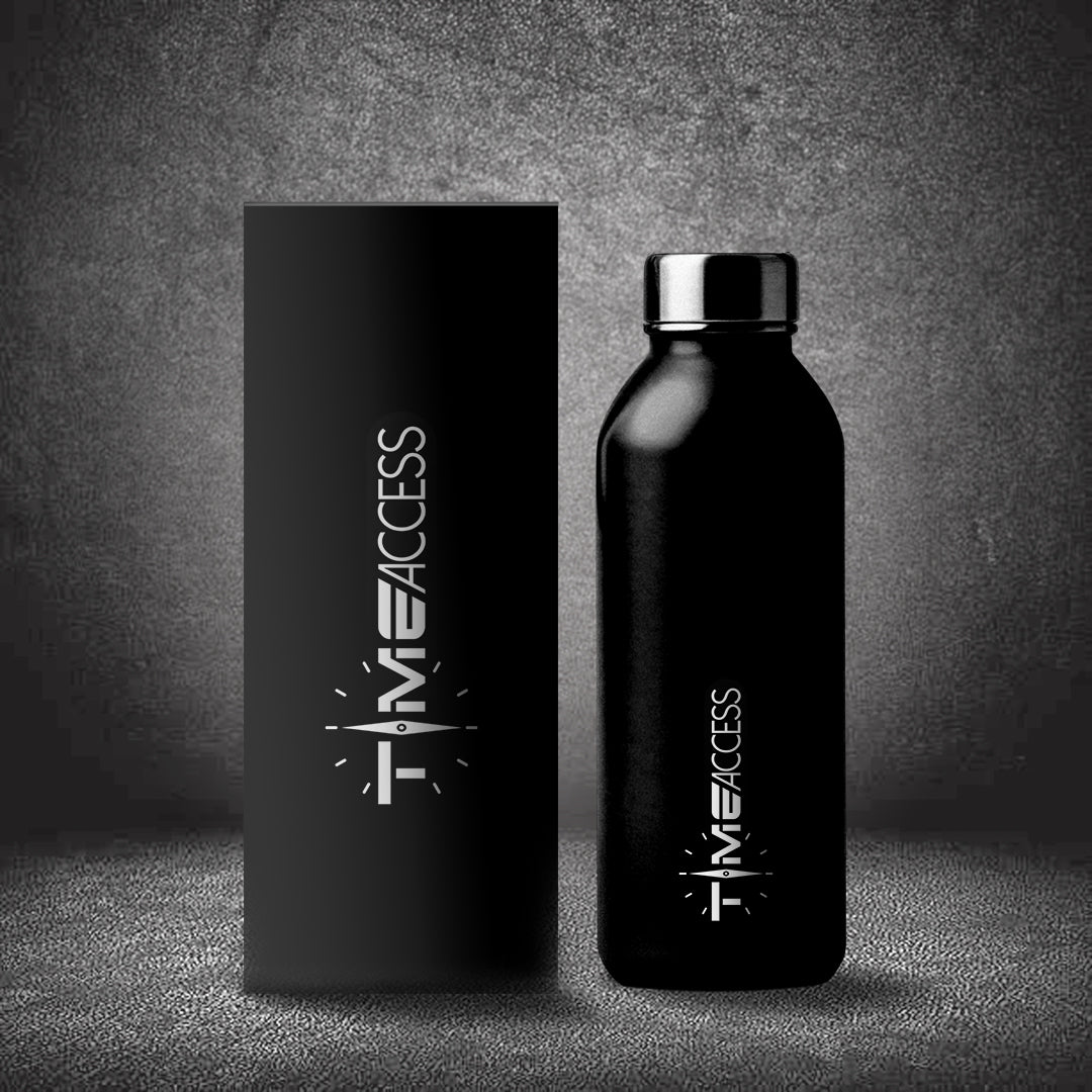 Premium Matte Black Thermal Flask
