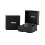 Hugo Boss Center Court Black Dial Leather Strap Men's Watch HB1514022