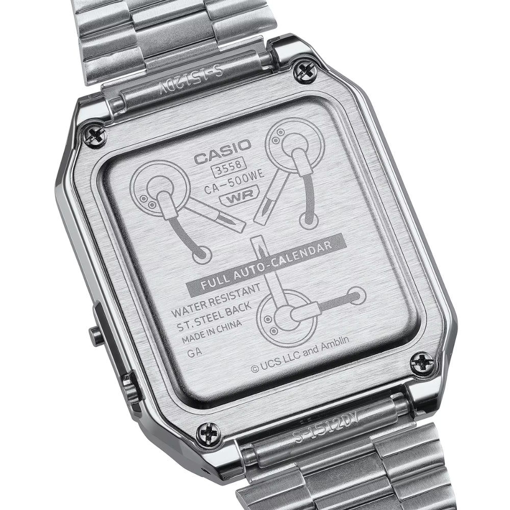 Casio x Back to the Future 40th Anniversary Men's Watch CA-500WEBF-1AD