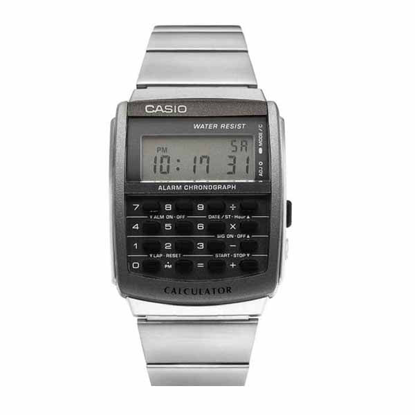 Casio Classic Calculator Silver Chain Watch CA-506-1DF