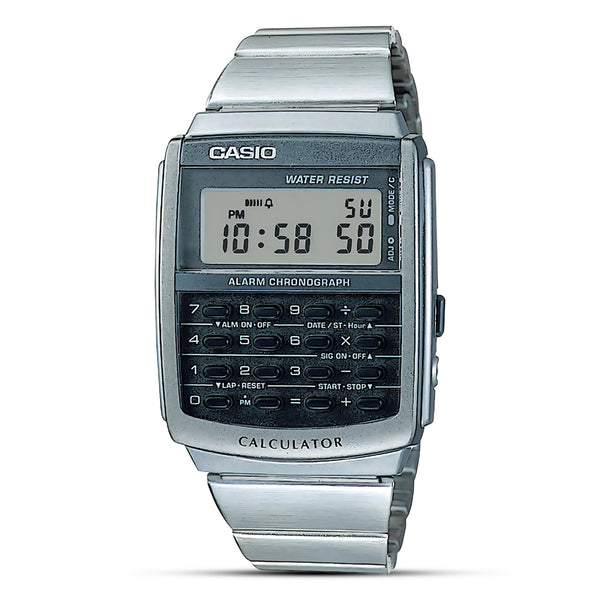 Casio Classic Calculator Silver Chain Watch CA-506-1DF