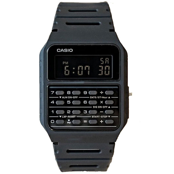 Casio Vintage Black Digital Calculator Watch CA-53WF-1BDF