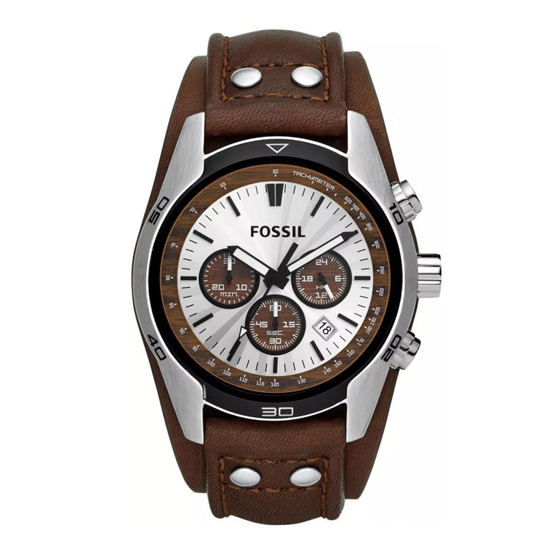 Fossil Coachman Chronograph Brown Dial Men's Watch | CH2565