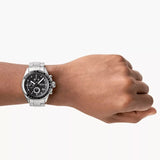 Fossil Decker Black Dial Chronograph Men's Watch | CH2600