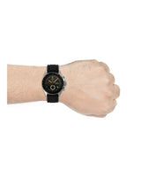 Fossil Decker Black with Orange Silicone Watch | FS5921